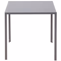 HOMCOM Modern Square Dining Table with Tempered Glass Top & Metal Legs - Additional view 6