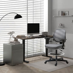 Vinsetto Height Adjustable Electric Standing Desk with 4 Memory Preset Black