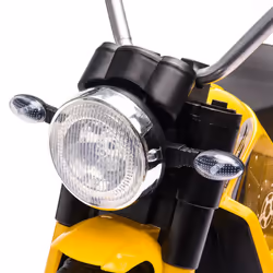 HOMCOM Kids 6V Electric Motorcycle Ride-On Toy Battery 18 - 36 Months Yellow - Additional view 7