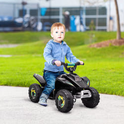 HOMCOM 6V Kids Electric Ride on Car for 18-36 Months Toddlers Black