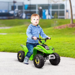 HOMCOM 6V Kids Electric Ride on Car for 18-36 Months Toddlers Green