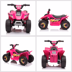 HOMCOM 6V Kids Electric Ride on Car for 18-36 Months Toddlers Pink - Additional view 5