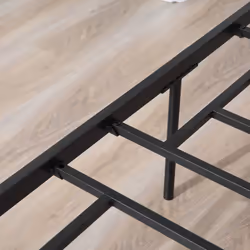 HOMCOM King Metal Bed Frame w/ Headboard and Footboard, Underbed - Additional view 7