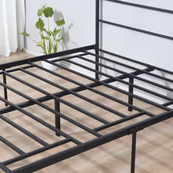HOMCOM King Metal Bed Frame w/ Headboard and Footboard, Underbed - Additional view 8