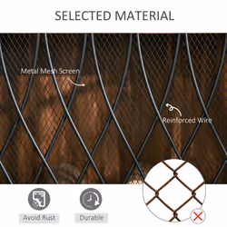126cm 3-Panel Metal Folding Fireplace Screen Protective Guard Child Pet Home - Additional view 4