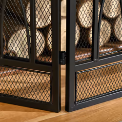 126cm 3-Panel Metal Folding Fireplace Screen Protective Guard Child Pet Home - Additional view 7