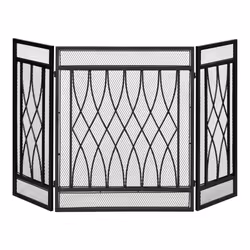 126cm 3-Panel Metal Folding Fireplace Screen Protective Guard Child Pet Home - Additional view 8