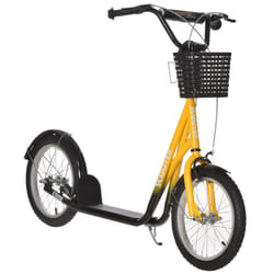 HOMCOM Kids Kick Scooter Teen Ride On Adjustable Children Scooter with Brakes