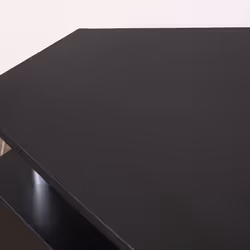 HOMCOM TV Unit Cabinet with Storage Shelves Entertainment Center Black - Additional view 7