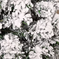HOMCOM 5FT Prelit Snow Flocked Christmas Tree w/ Light, Xmas Decoration Green - Additional view 7