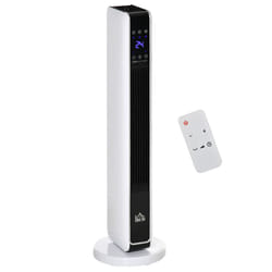 HOMCOM 2200W Indoor Tower Space Heater 10-49C Timer  Thermostat Oscillating