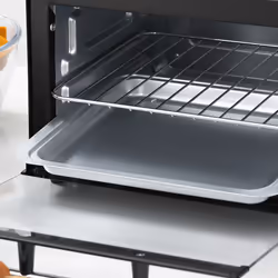 HOMCOM Mini Oven 9L Countertop Toaster Oven with Timer Control 750W Black - Additional view 7