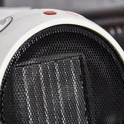 HOMCOM Table Top Space Heater, Ceramic Electric Heater with 3 Heating Mode White - Additional view 5