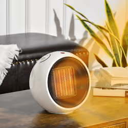 HOMCOM Table Top Space Heater, Ceramic Electric Heater with 3 Heating Mode White - Additional view 8