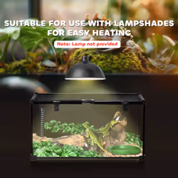 PawHut Glass Reptile Terrarium Habitats for Lizards, Frogs, Snake 50 x 30 x 25cm - Additional view 6