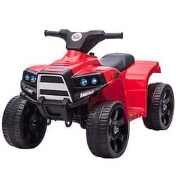HOMCOM 6 V Kids Ride on Cars Electric ATV for 18-36 months Toddlers Black+Red