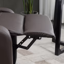 HOMCOM Recliner Sofa Chair PU Leather Massage Armcair w/ Remote Control, Brown - Additional view 7