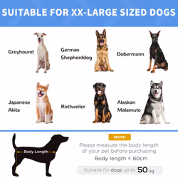 PawHut Elevated Dog Bed Cooling Raised Pet Cot for Indoor Outdoor Use, XX Large - Additional view 4