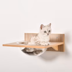 PawHut Cat Tree 4PCs Wall-mounted Shelf Set Climbing Frame Activity Center - Additional view 6