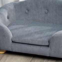 PawHut Dog Sofa Bed w/ Removable Soft Cushion for XS Size Dogs - Grey - Additional view 6