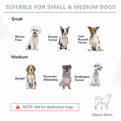 PawHut Freestanding Pet Gate w/ 2 Support Feet for Doorways Stairs Blue Grey - Additional view 6