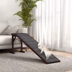 PawHut Pet Ramp for Dogs Cats W/ Non-Slip Carpet for Bed Sofa, 188x40.5x63.5cm