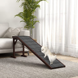 PawHut Pet Ramp for Dogs Cats W/ Non-Slip Carpet for Bed Sofa, 188x40.5x63.5cm