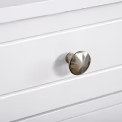 kleankin Bathroom Floor Storage Cabinet with Drawers Door, White - Additional view 8