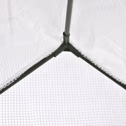 Outsunny Walk-In Portable Greenhouse Mini Grown House Steel Frame Window White - Additional view 7