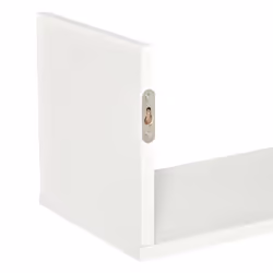 HOMCOM Set of 3 Wooden Floating Shelves Wall Mount CD Storage White - Additional view 6