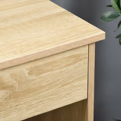 HOMCOM Computer Desk Writing Desk with Five Drawers for Home Office Oak - Additional view 5