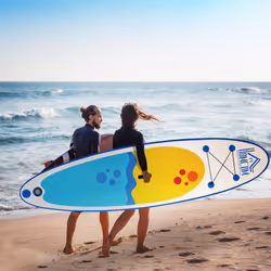 HOMCOM 10ft Inflatable Surfing Boards W/ Paddle, Fix Bag, Air Pump, Backpack