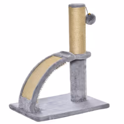 PawHut Cat Tree Activity Center with Scratching Massage Board Hanging Ball - Additional view 8