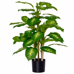 HOMCOM Artificial Evergreen Tree Fake Plant in Pot Indoor Decor - Additional view 6