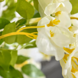 HOMCOM Artificial Realistic White Wisteria Tree Faux Plant for Indoor DÃ©cor - Additional view 4