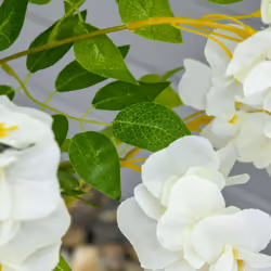 HOMCOM Artificial Realistic White Wisteria Tree Faux Plant for Indoor DÃ©cor - Additional view 5