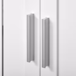 kleankin Bathroom Pedestal Under Sink Cabinet w/ Storage Shelf, White - Additional view 6