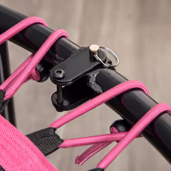 HOMCOM Trampoline Outdoor Bouncer Jumper Adjustable Handle, Pink - Additional view 7