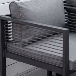 Outsunny 8 Seater Aluminium  Garden Dining Cube Set w/ 4 Chairs - Additional view 7