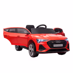 HOMCOM 12V Kids Electric Ride-On Car/ w Remote Control, Lights, Music - Red - Additional view 8