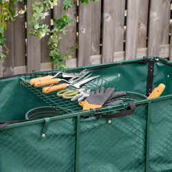 Outsunny Heavy Duty Garden Cart Truck Trolley Wheelbarrow Trailer - Additional view 5