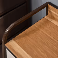 Drawer Dresser Tower Unit Clothes Storage Organizer with Wood Top, Steel Frame - Additional view 8