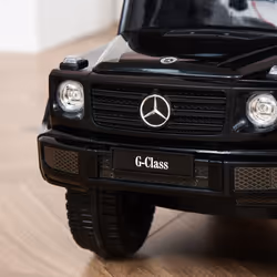 HOMCOM Kids Ride-on Push Car 3 in 1 Benz G350 Baby Floor Slider Walker, Black - Additional view 6