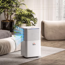 HOMCOM 10L/Day Portable Quiet Dehumidifier for Home, Electric Air De-Humidifier - Additional view 7