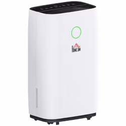 HOMCOM 20L/Day Portable Quiet Dehumidifier for Home, Electric Air De-Humidifier - Additional view 8