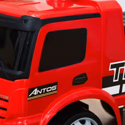 HOMCOM 3-in-1 Ride On Car Kids Mercedes Truck Storage for 12 - 36 Months Red - Additional view 7