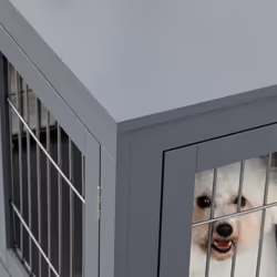 PawHut Furniture-Style Dog Crate w/ Two Lockable Doors, for Small & Medium Dogs - Additional view 6