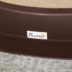 PawHut Foldable Pet Stairs 3 Steps with Non-slip Mats for Small Dogs, Brown - Additional view 7