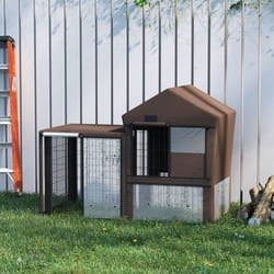 PawHut Rabbit Hutch Cover, Bunny Guinea Pig Cage Water-Resistant Protector