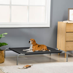 PawHut Cooling Pet Bed Elevated Dog Bed with Non-slip Pads for Large Medium Dogs